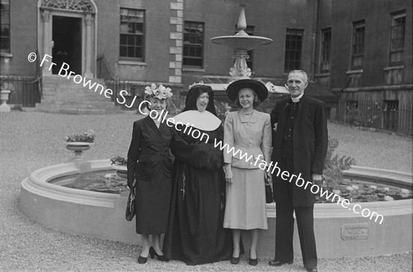 MGR SCANNELL  WITH SISTER NIECE AND MOTHER BRENDAN